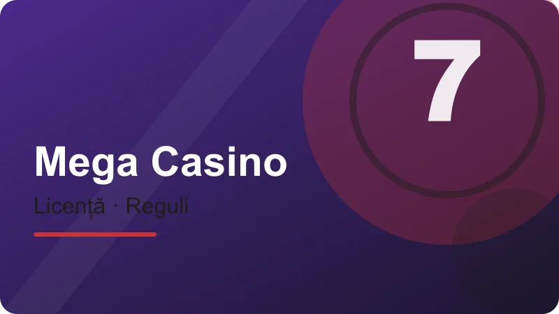 Mega Casino – Joc responsabil la Mega Casino Joc responsabil la Mega Casino – ilustrație pentru secțiunea Mega Casino
